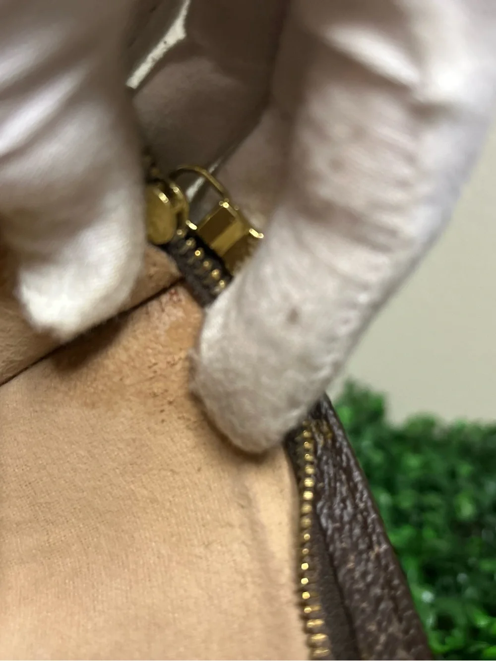 Louis Vuitton Monogram Pochette Accessoires Chain Convertible Clutch Pouch